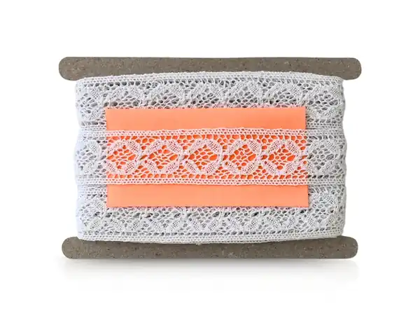 ENTREDOS ALGODON BLANCO BOLILLO 3,5CM X 10YDS