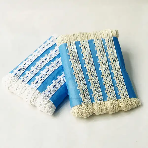 PUNTILLA ALGODON NATURAL - BLANCO 1,5CM X 20MTS