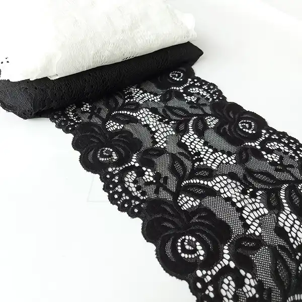 PUNTILLA DE LYCRA 18 CM DE ANCHO X 20 YDS