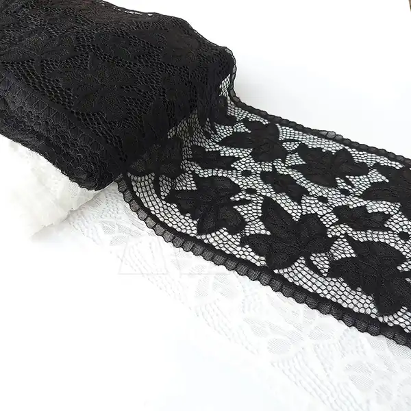 PUNTILLA DE LYCRA 18 CM DE ANCHO X 20 YDS