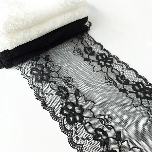 PUNTILLA DE LYCRA 21 CM DE ANCHO X 20 YDS